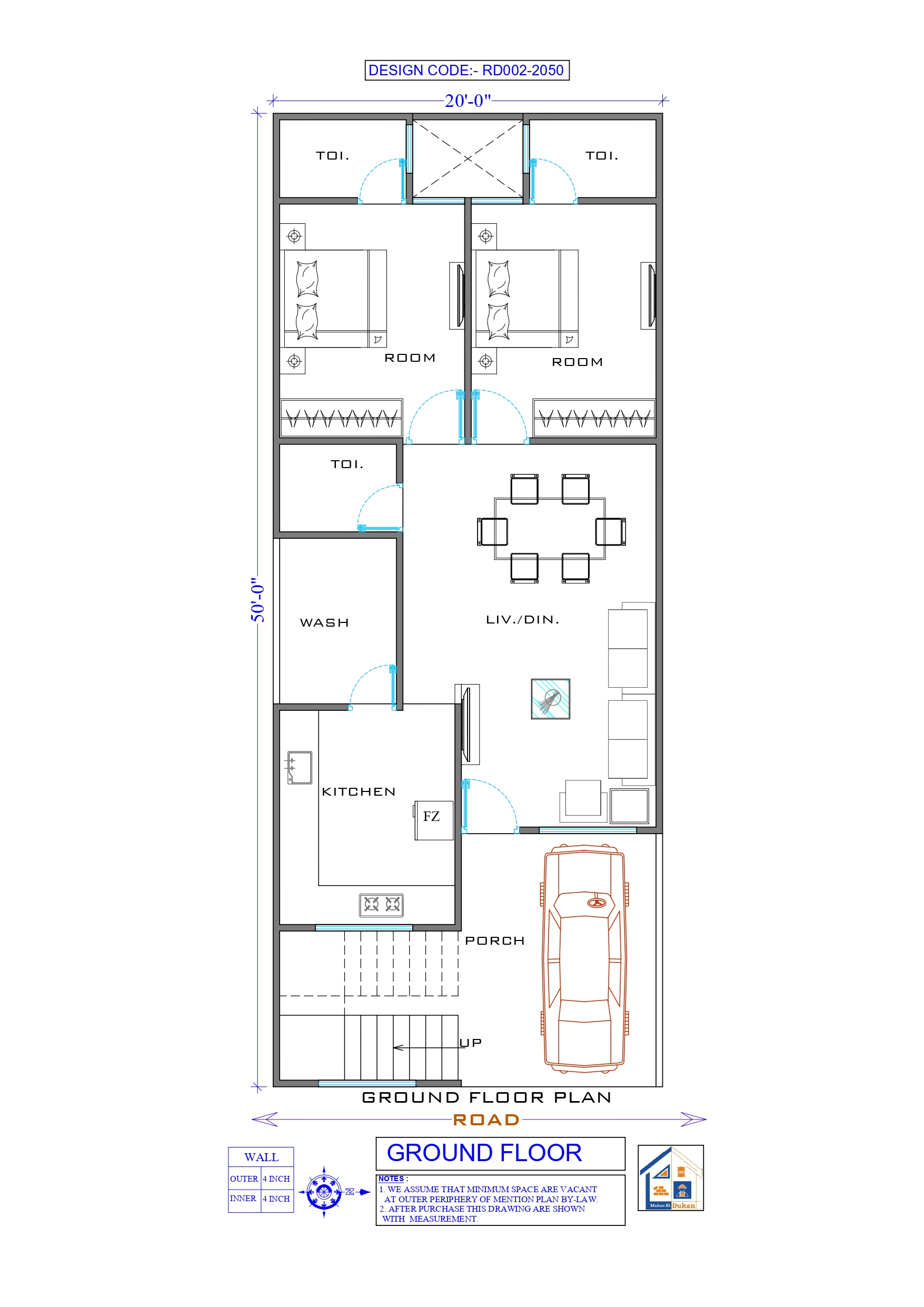 GROUND FLOOR II 20X50 II SMALL HOUSE-002