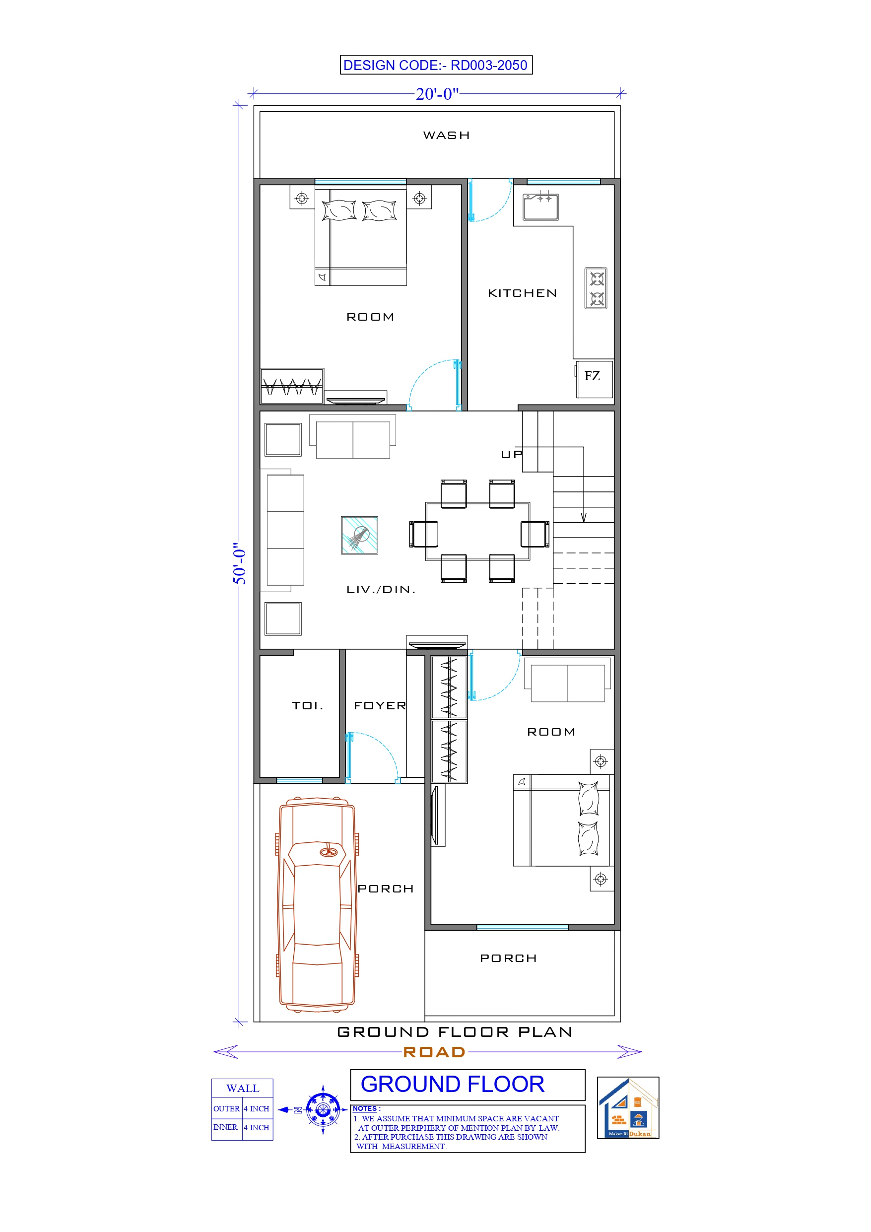 GROUND FLOOR II 20X50 II SMALL HOUSE-003