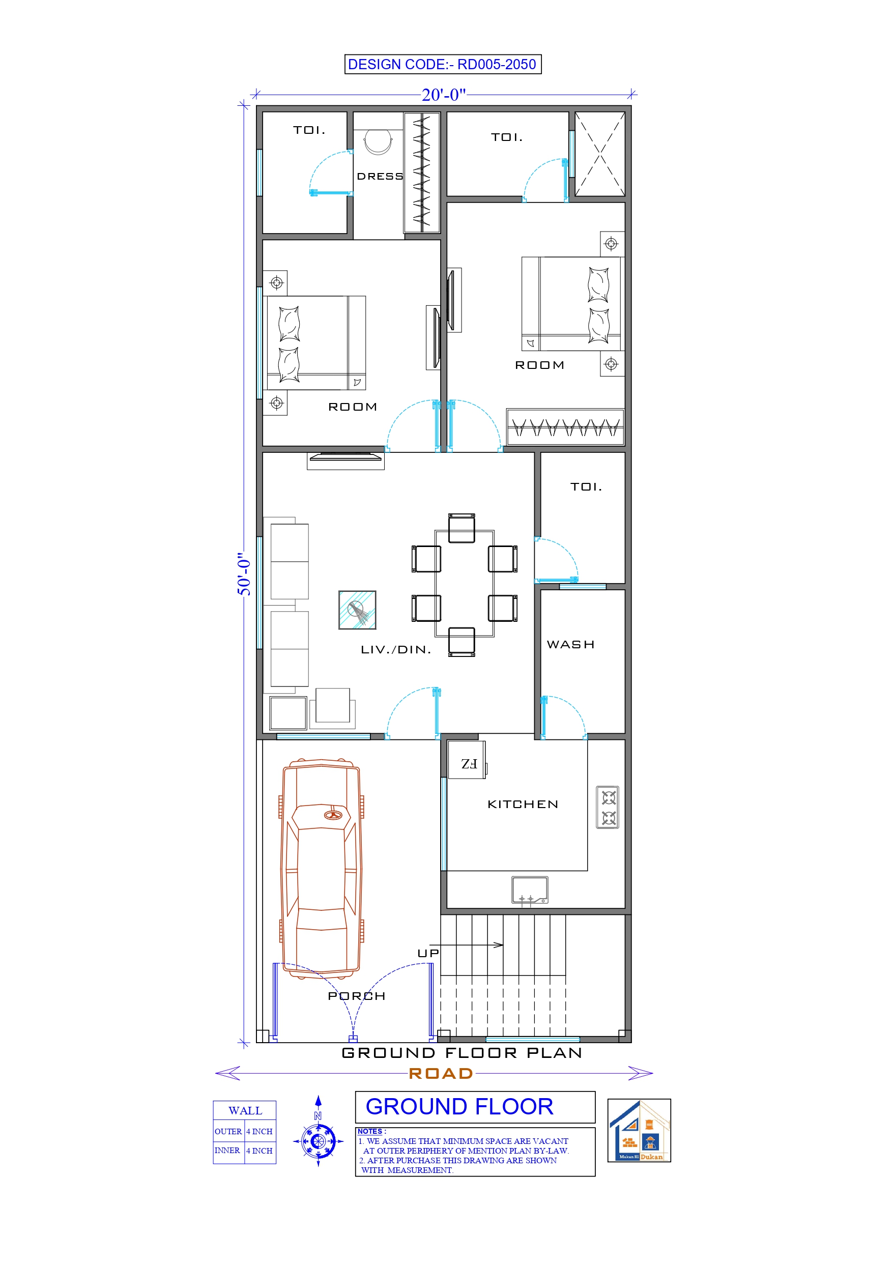 GROUND FLOOR II 20X50 II SMALL HOUSE-005