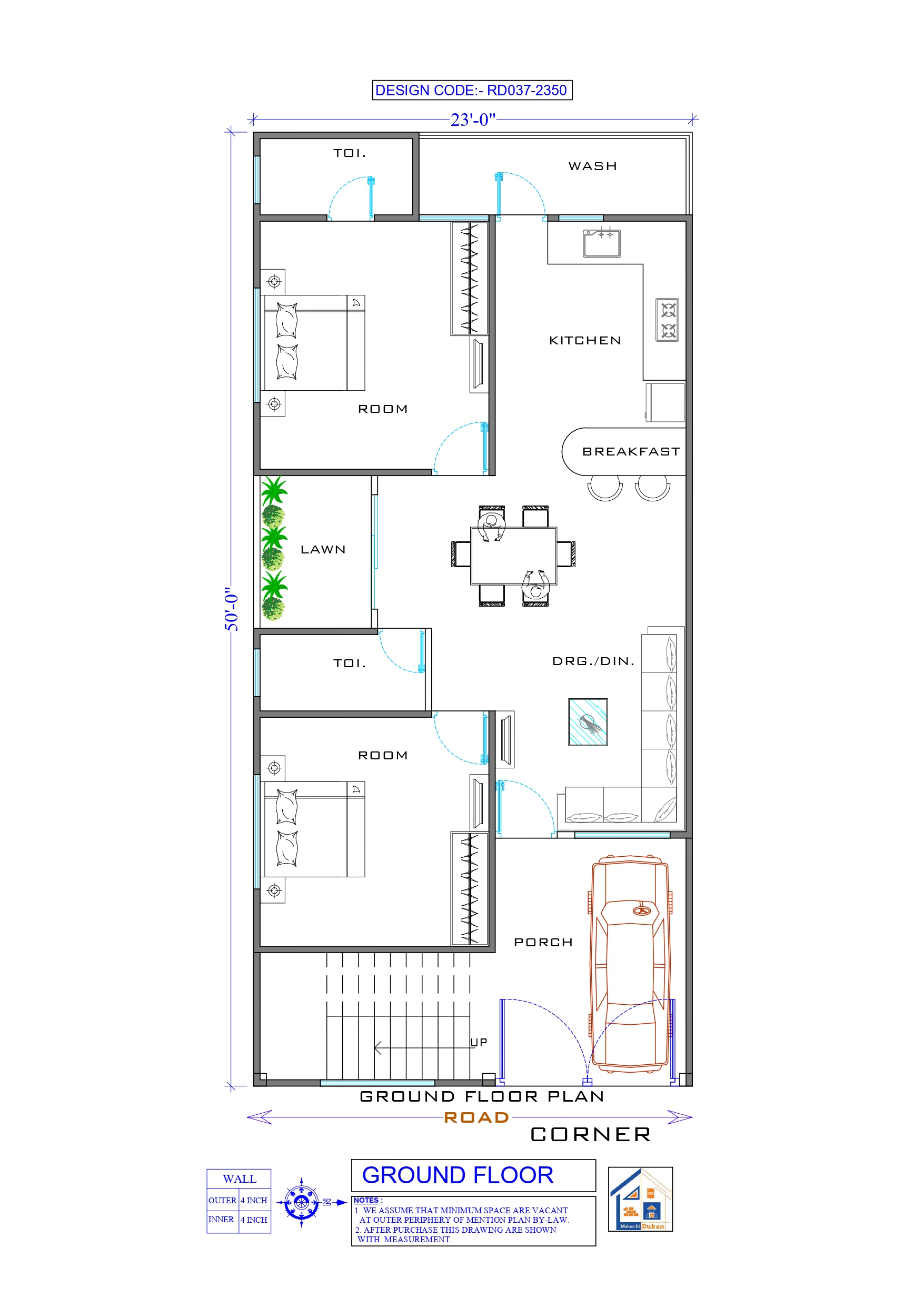 GROUND FLOOR II 23X50 II SMALL HOUSE-037