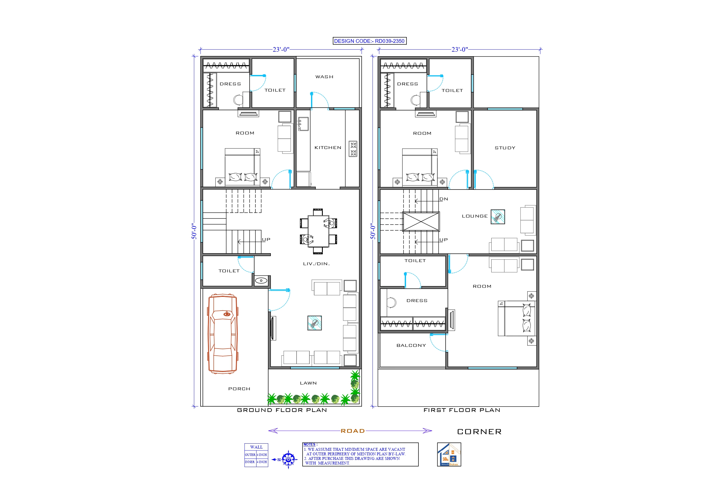 GROUND & FIRST FLOOR II 23X50 II SMALL HOUSE-039
