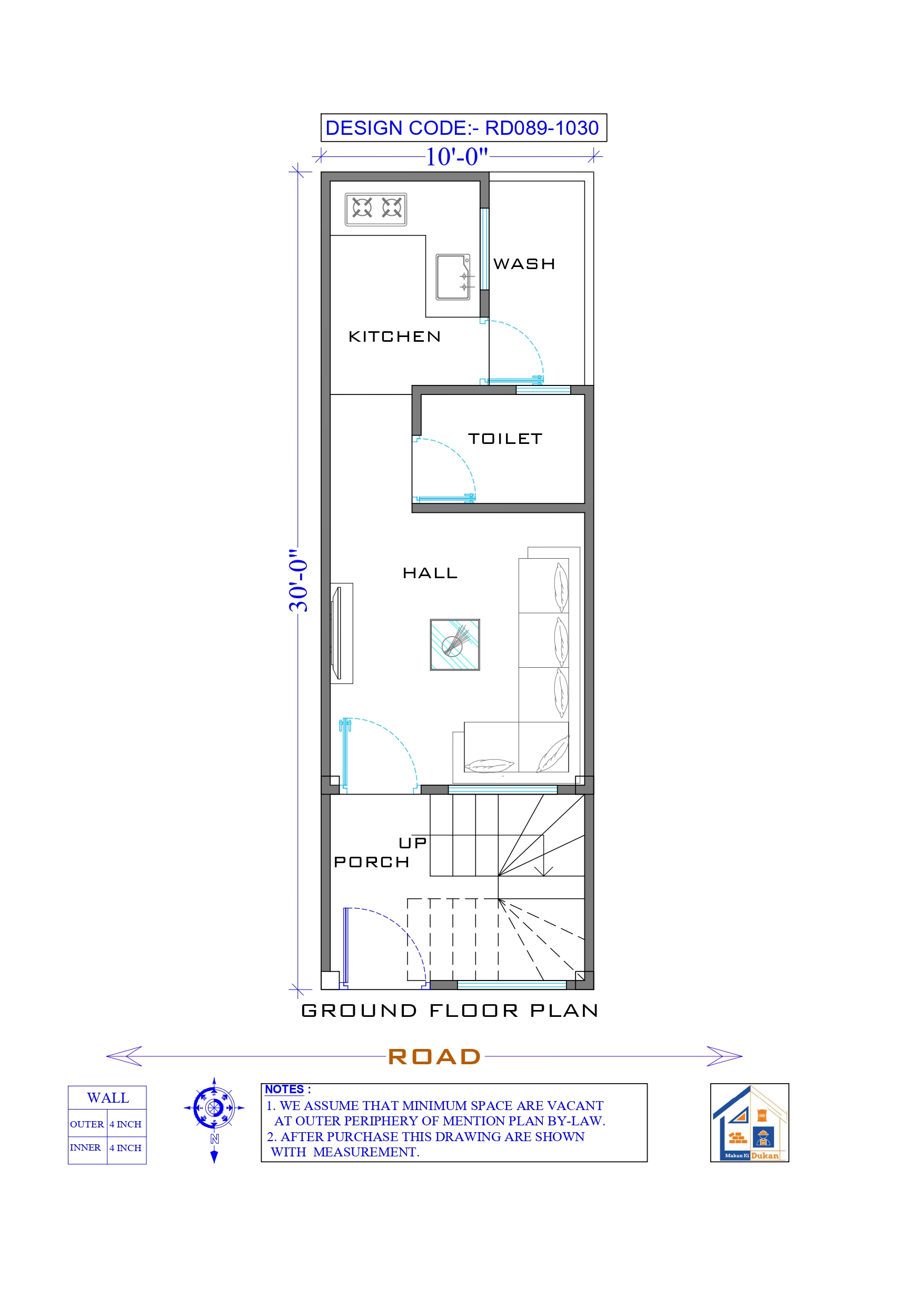 GROUND FLOOR II 10X30 II LUXURY HOUSE-089