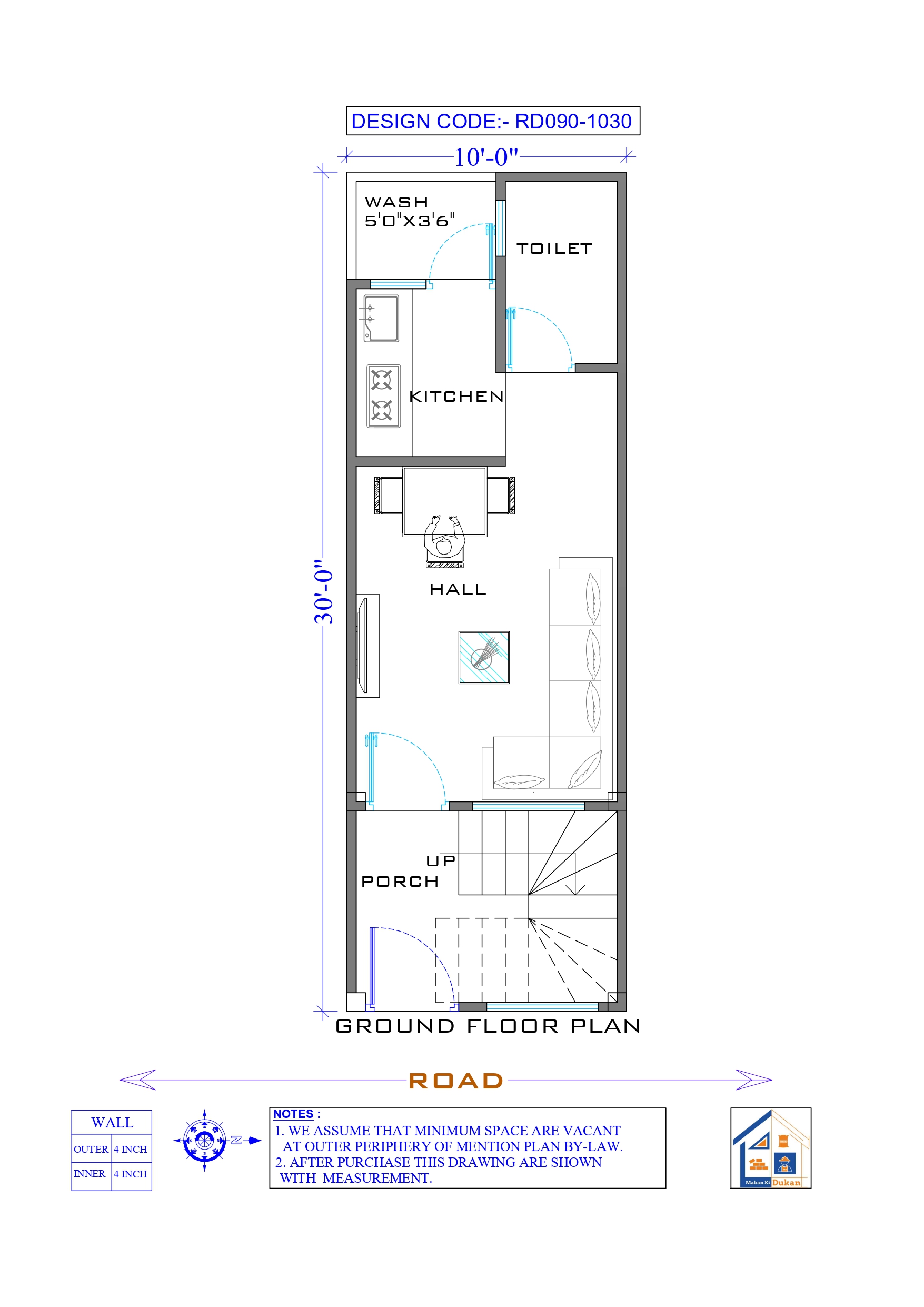 GROUND FLOOR II 10X30 II LUXURY HOUSE-090