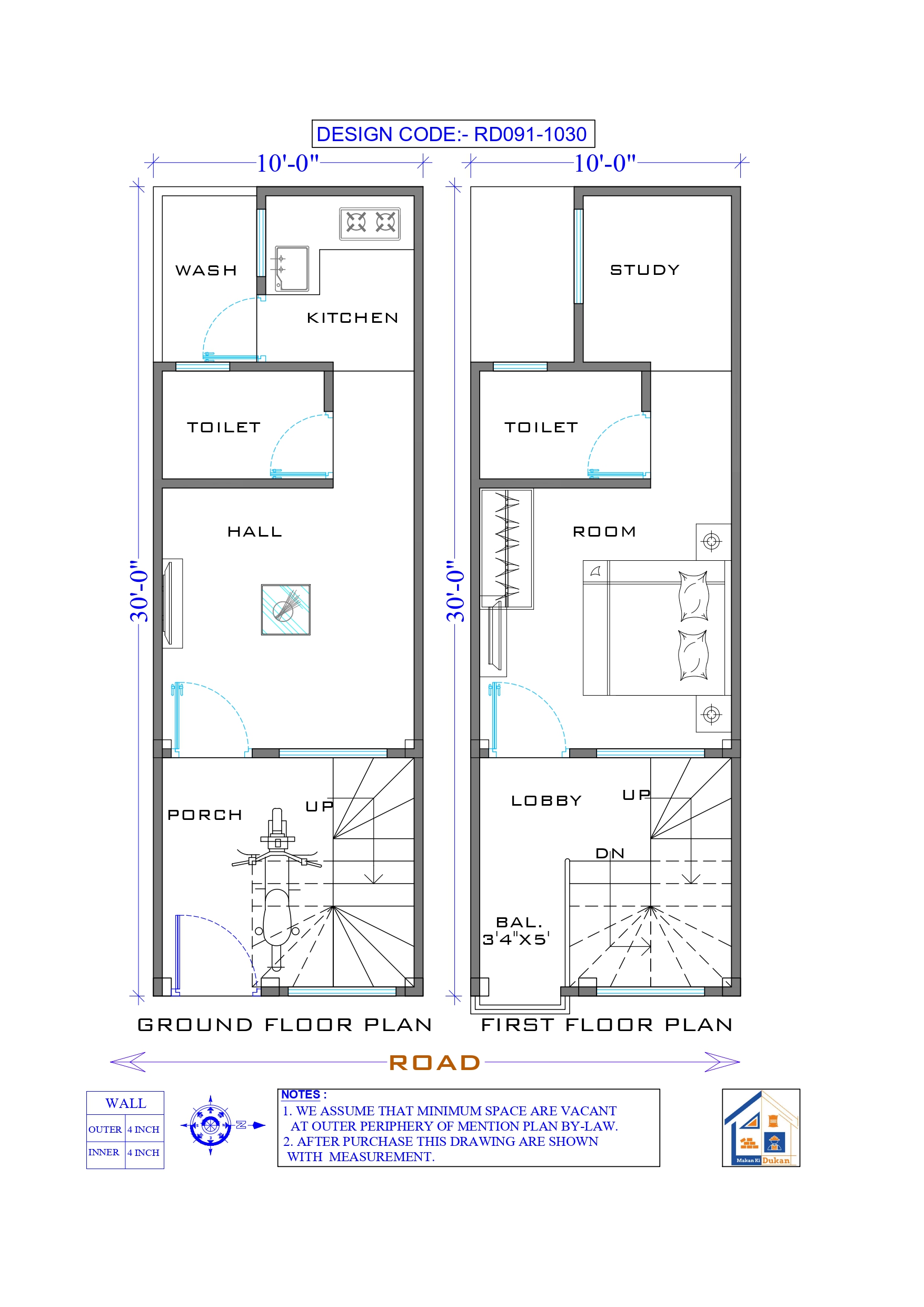 GROUND & FIRST FLOOR II 10X30 II LUXURY HOUSE-091