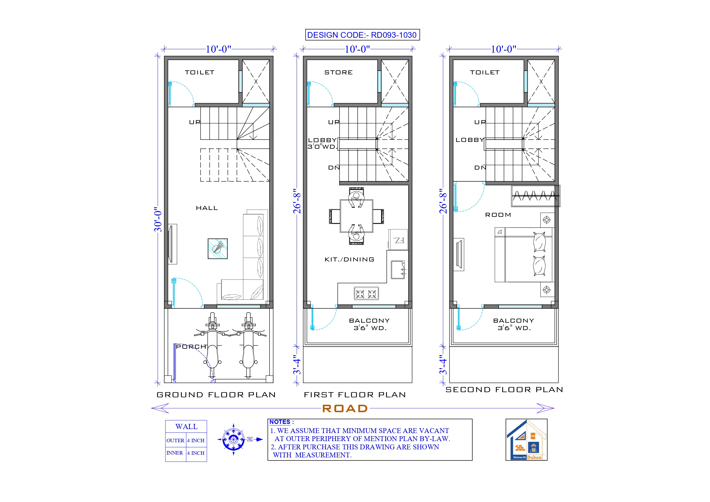 GROUND+2 II 10X30 II LUXURY HOUSE-093