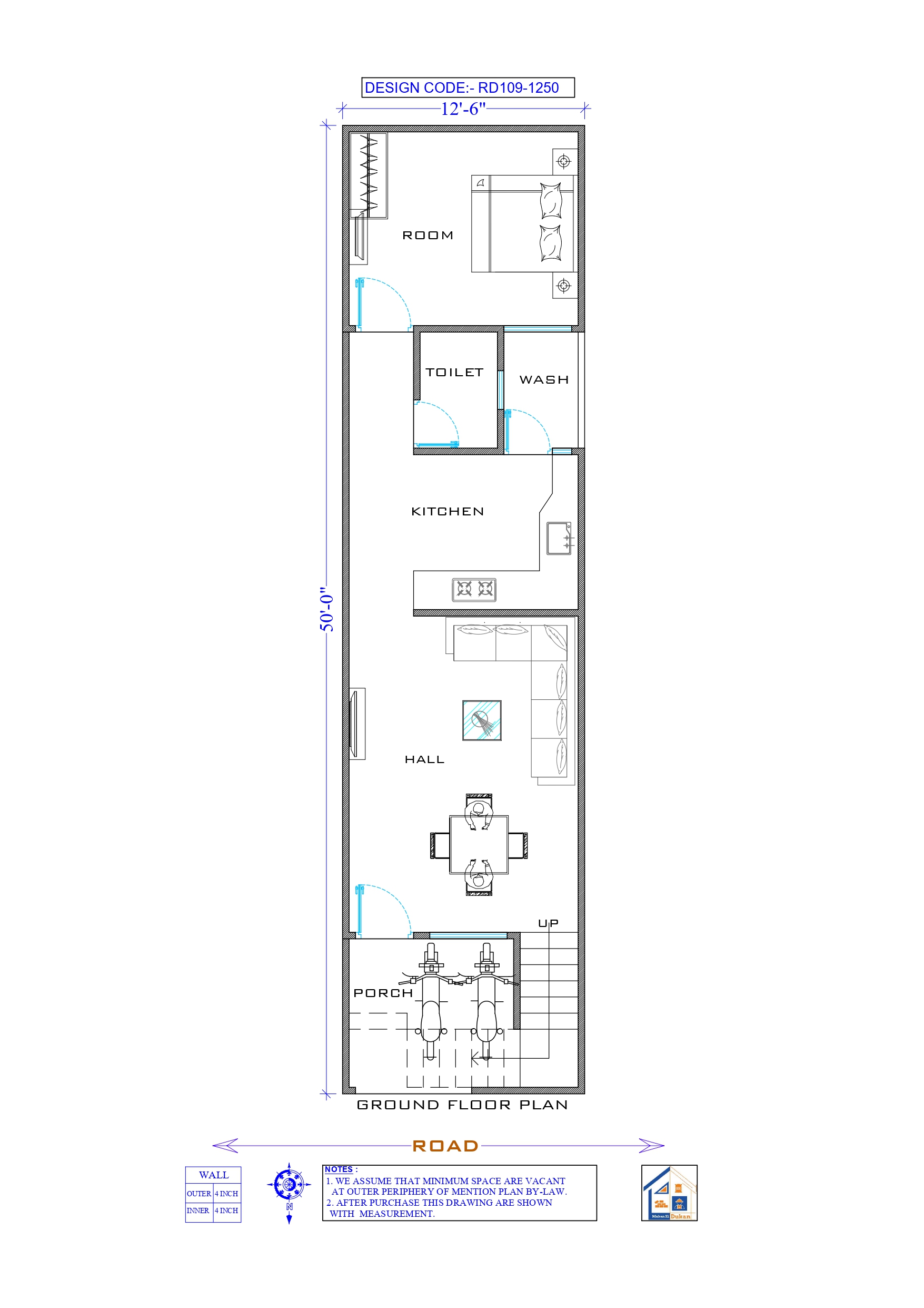 GROUND FLOOR II 12.5X50 II LUXURY HOUSE-109