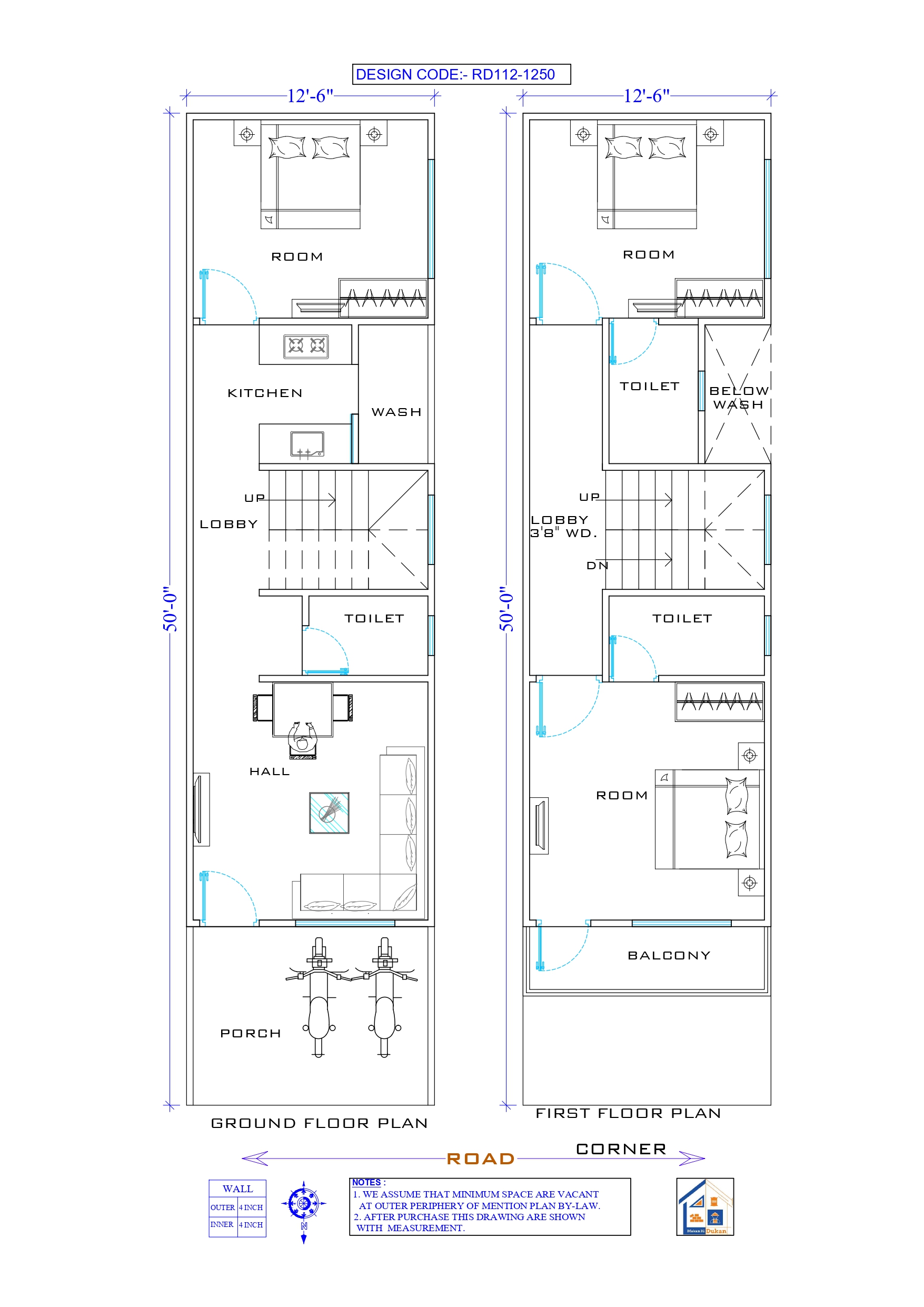 GROUND & FIRST FLOOR II 12.5X50 II LUXURY HOUSE-112