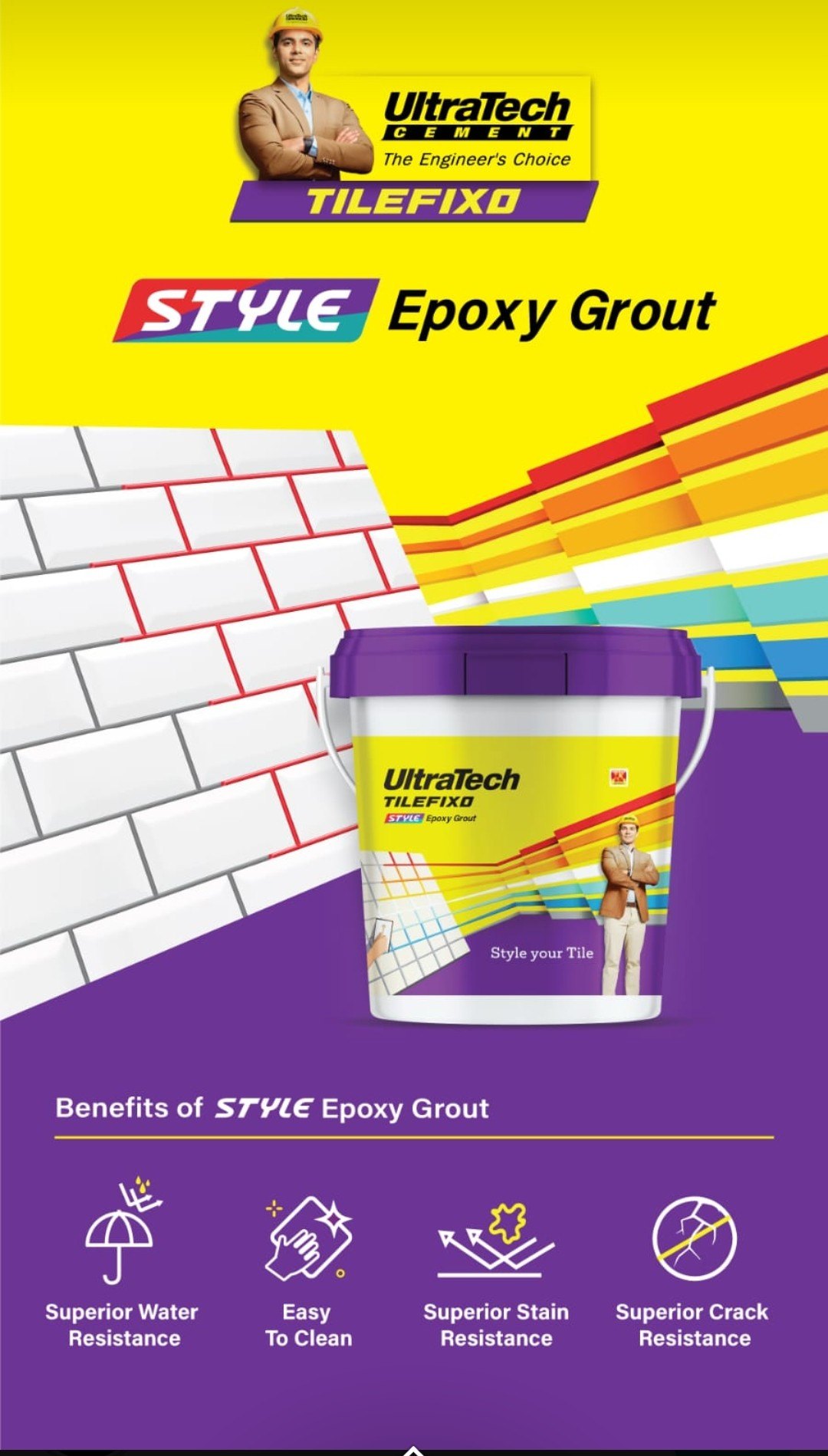 ULTRATECH TILEFIXO STYLE EPOXY GROUT