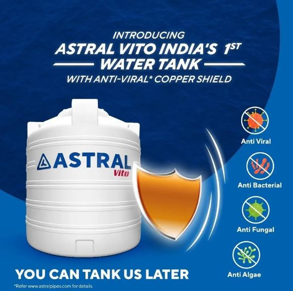 ASTRAL VITO WATER TANK 3 LAYER