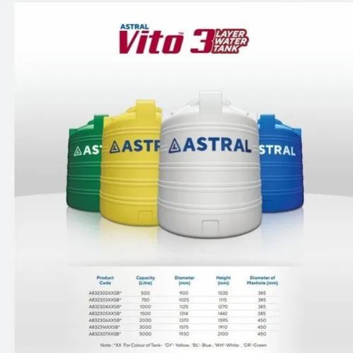 ASTRAL VITO WATER TANK 3 LAYER