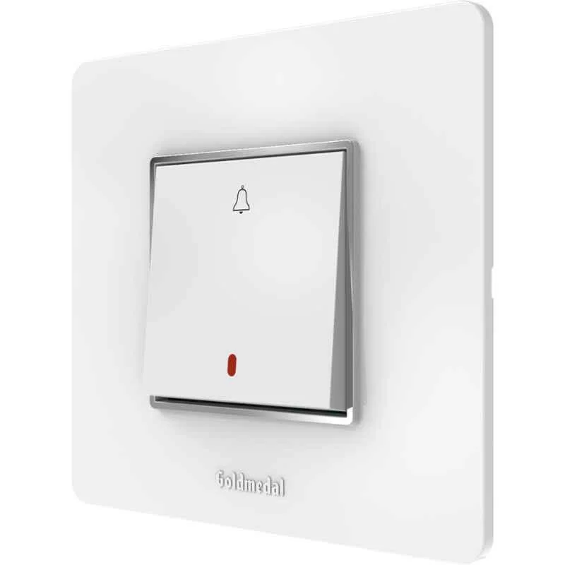 AERO 10AX SWITCHES 240V-(2 MODULE) BELL PUSH SWITCH WITH IND.(LED)