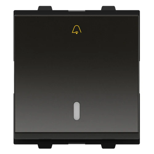 AURA 10AX SWITCH 240V-(2 MODULE) BELL PUSH SWITCH WITH INDICATOR