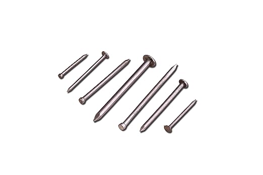 DIY Crafts Pack Of 150 Pcs, Big Box, HARDWARE NAIL KIT Picture Hanging Nails, Finish, Wire, Brad Common Use. This Kit comes in an Organized Plastic B (Pack Of 150 Pcs, Big Box)
