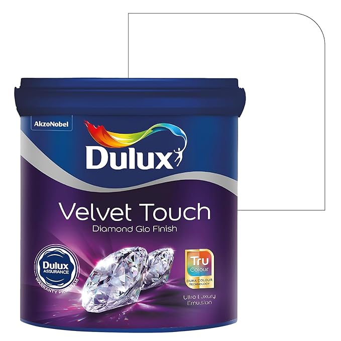 Dulux Diamond Glo Super Premium Interior Emulsion Paint For Walls With 6 Years Warranty | Washable and Durable Paint | Rich, Intense, Smooth Colors (20 litre,White)