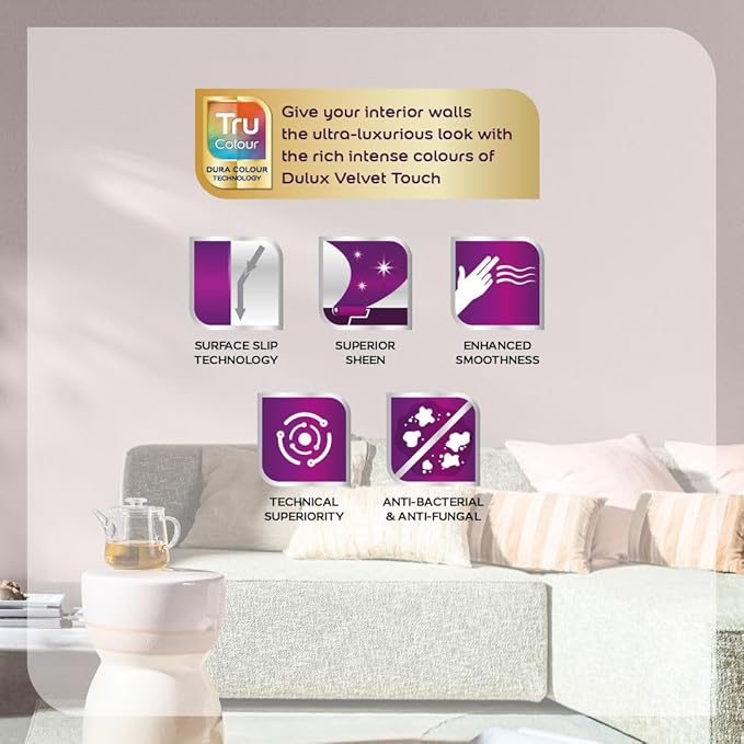 Dulux Diamond Glo Super Premium Interior Emulsion Paint For Walls With 6 Years Warranty | Washable and Durable Paint | Rich, Intense, Smooth Colors (20 litre,White)