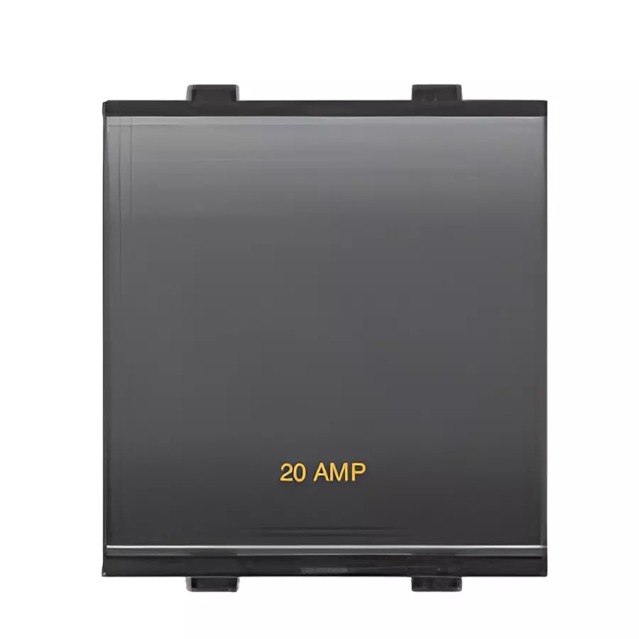 AURA 20AMP SWITCH 240V-(2 MODULE) 1 WAY SWITCH