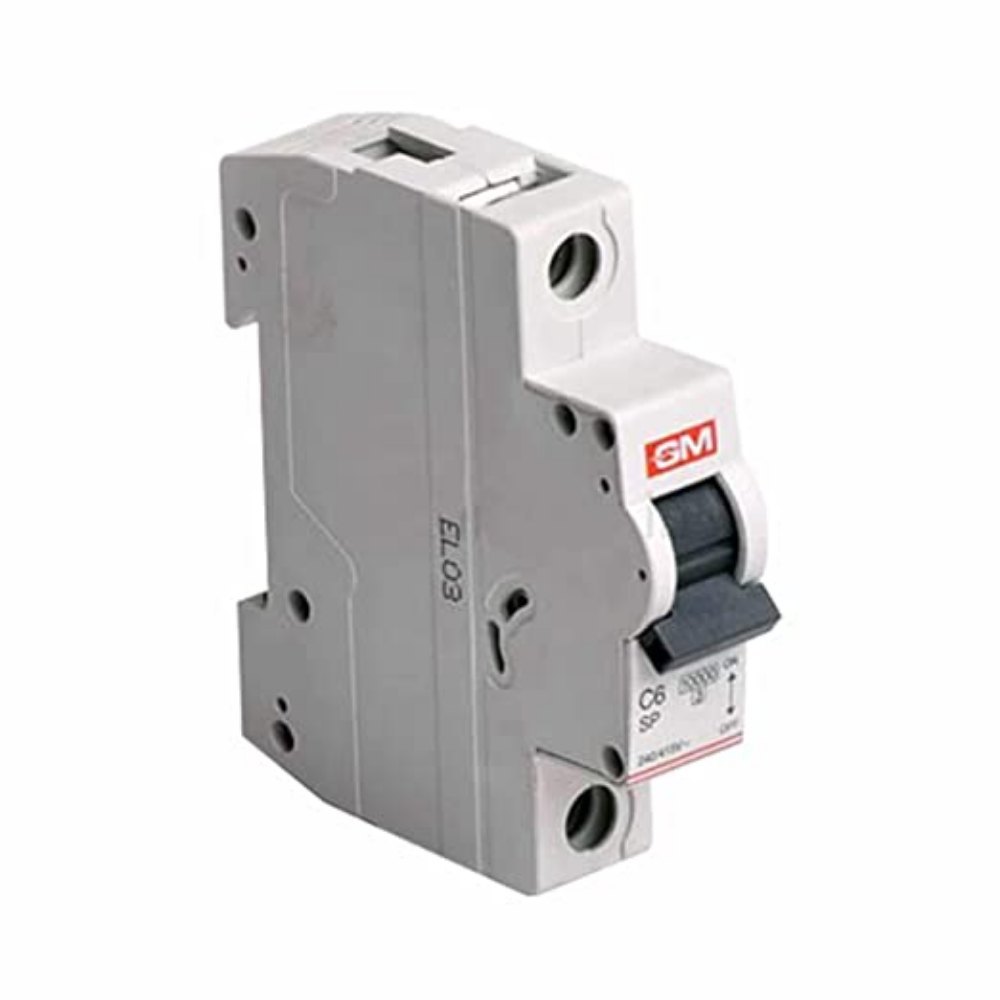 GOLDMEDAL AIR C6 SP MCB SINGLE POLE MCB 240/450V (1 MODULE)