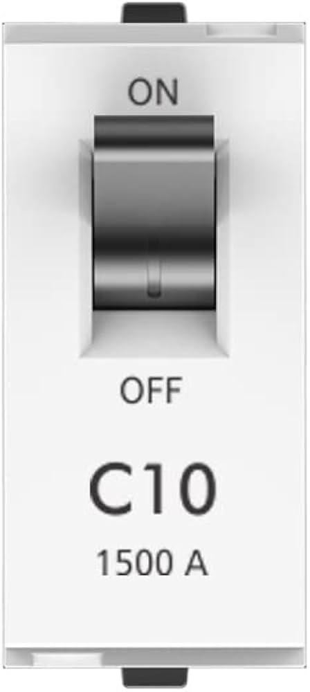 GOLDMEDAL AIR C10 SP MCB SINGLE POLE MCB 240/450V (1 MODULE)