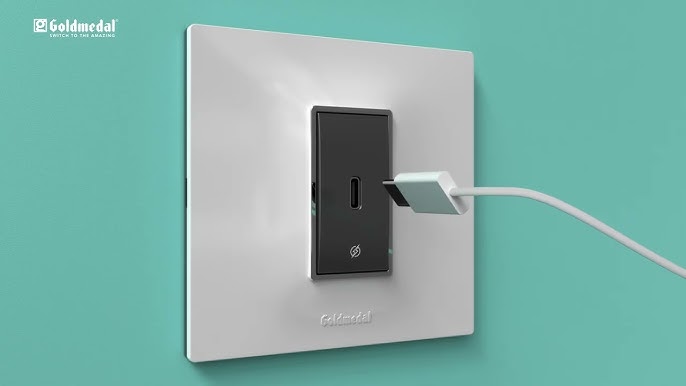 GOLDMEDAL AIR USB CHARGER 240V USB FAST CHARGER - SINGLE PORT (1M) A-TYPE 14W