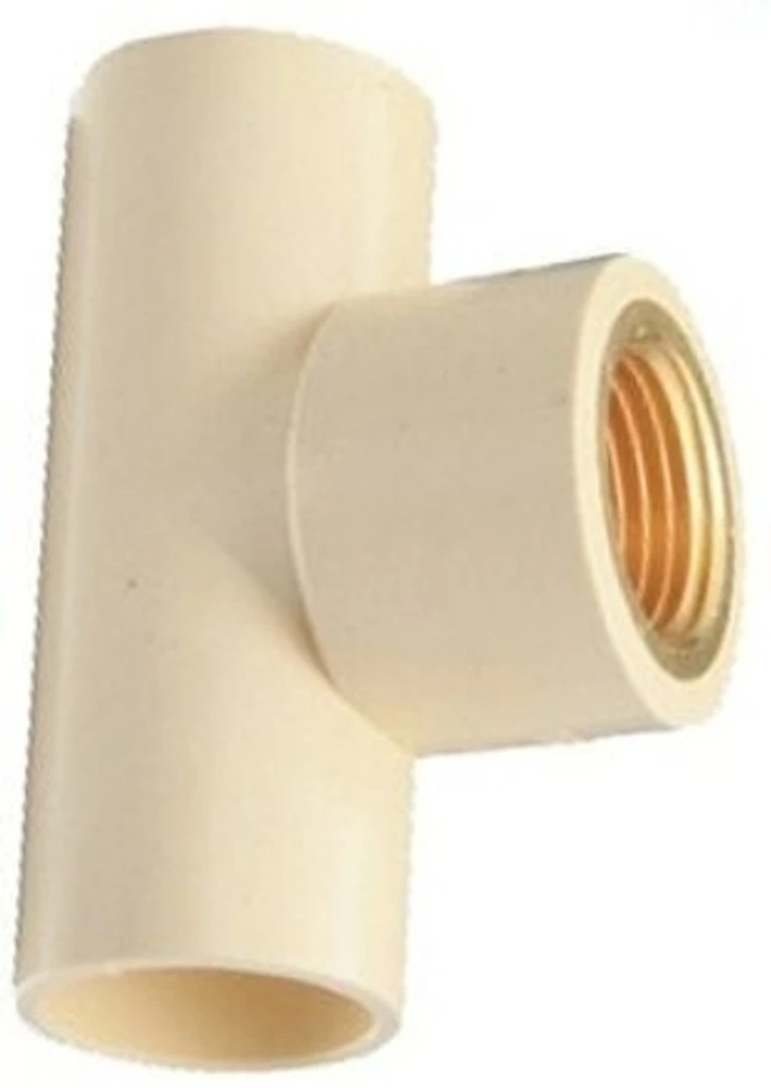 APOLLO REDUCING FEMALE TEE BRASS THREADED  SDR CPVC FITTING