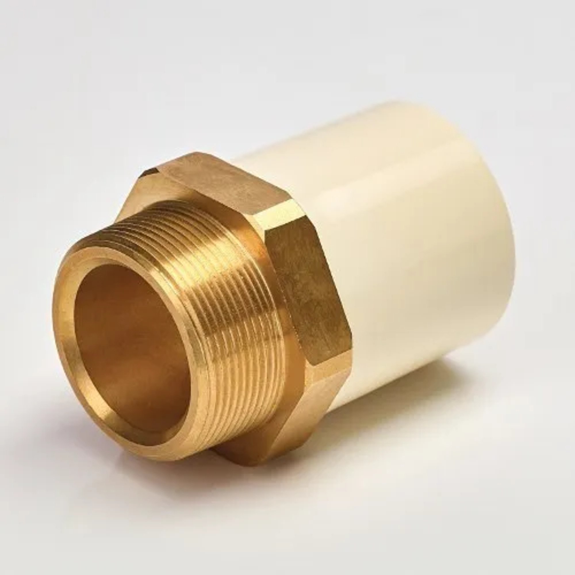 APOLLO MALE ADAPTOR WITH HEXAGANOL BRASS INSERTS SDR CPVC FITTING