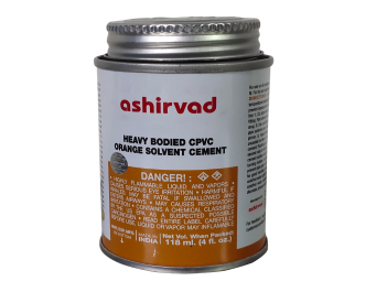 ASHIRVAD 2 STEP CPVC HEAVY DUTY ORANGE SOLVENT CEMENT (TIN)