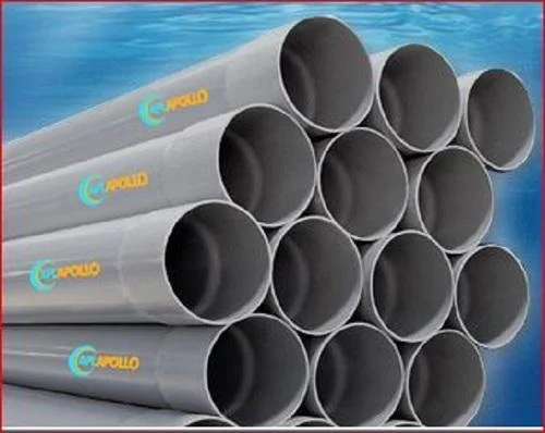 APOLLO SELF FIT PIPE SINGLE SOCKET WITH RUBBER RING 12 FT UPVC PIPE
