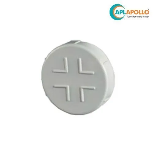 APOLLO DOOR CAP SWR FITTING WITH RING UPVC PIPE FITTINGS