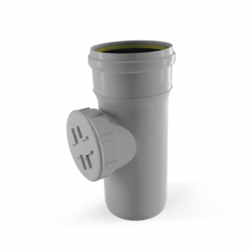 APOLLO CLEANING PIPE (WITH DOOR) SWR FITTING WITH RING UPVC PIPE FITTINGS
