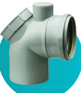 APOLLO HORN SHOE (WITH DOOR) SWR FITTING WITH RING UPVC PIPE FITTINGS
