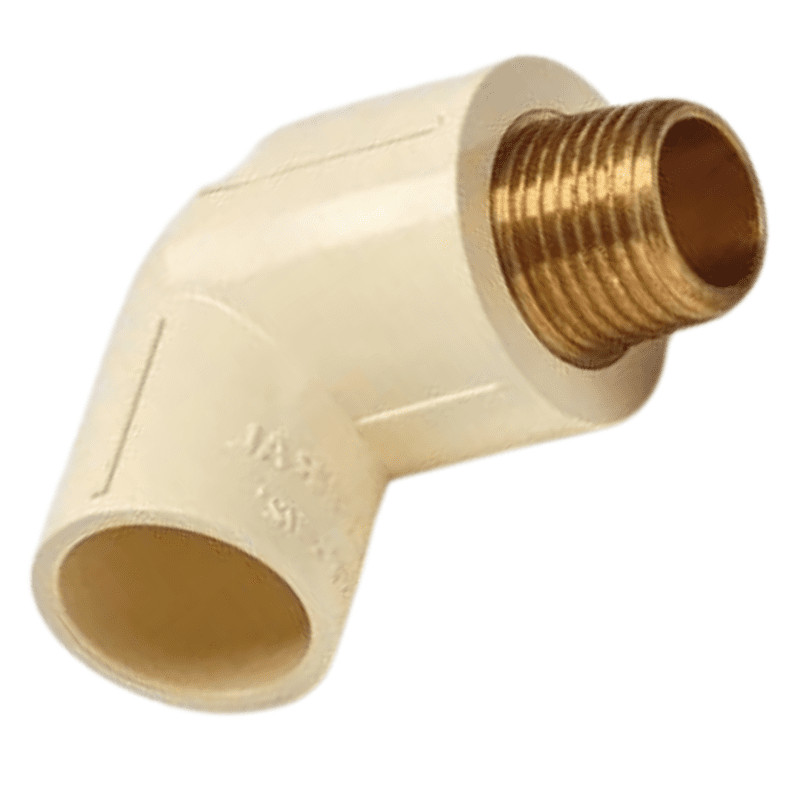 ASTRAL PIPE MALE EXT. BRASS- THD X SOC ELBOW 90 DEGREE CPVC PIPES FITTING