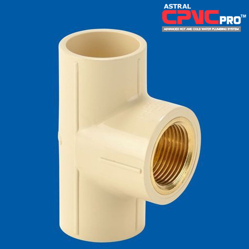 ASTRAL PIPE BRASS FPT - SOC TEE CPVC PIPES FITTING