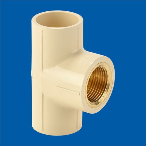 ASTRAL PIPE MALE BRASS TEE -  THD X SOC CPVC PIPES FITTING