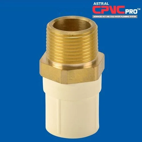 ASTRAL PIPE REDUCER MALE ADAPTOR (BRASS THD X SOC) CPVC PIPES FITTING