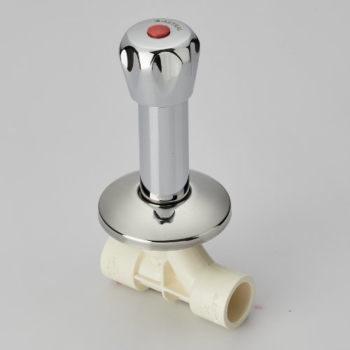 ASTRAL PIPE CONCEALED VALVE SWEPT TYPE  (CHROME PLATE)(FLOWER) SHORT CPVC PIPES FITTING