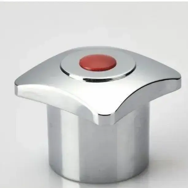 ASTRAL PIPE FANCY HANDLE KNOB WITH RED & BLUE PLASTIC BUTTON SQUARE CPVC PIPES FITTING