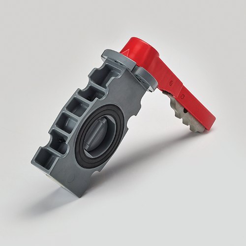 ASTRAL PIPE WATER BUTTERFLY VALVE  VITON WITH HANDLE CPVC PIPES FITTING