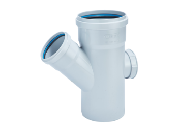 ASHIRVAD REDUCING Y WITHOUT DOOR SILENT/ SILENT PLUS SWR DRAINGE PIPE FITTINGS