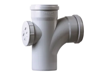 ASHIRVAD LONG SWEPT TEE WITH DOOR  SILENT/ SILENT PLUS SWR DRAINGE PIPE FITTINGS