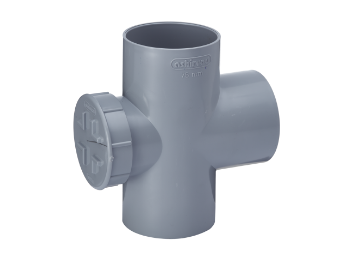 ASHIRVAD EQUAL TEE WITH DOOR SILENT SWR SYSTEM- SOLFIT  PIPE FITTING