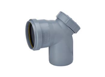 ASHIRVAD DOOR BEND / DOOR ELBOW SILENT PLUS SWR SYSTEM- PUSHFIT PIPE FITTING