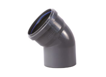 ASHIRVAD BEND 45 DEGREE/ SHOE BEND SILENT PLUS SWR SYSTEM- PUSHFIT PIPE FITTING