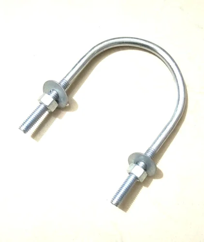 ASHIRVAD ELECTRO GALVANIZED U- BOLT WITH 2 NUT 2 WASHER COMMON CLAMPS (TRADING) PIPE FITTINGS