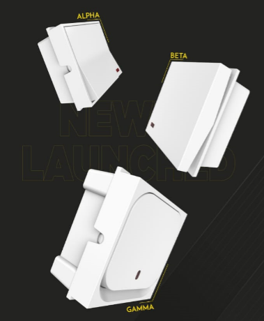 GOLDMEDAL ALPHA 2M 20A 1WAY SWITCH 90 DEGREE SWITCHES