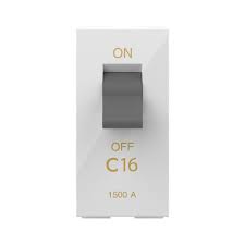 GOLDMEDAL C16 SP MODULAR MCB'S SINGLE POLE 1M  240/415V  90 DEGREE SERIES