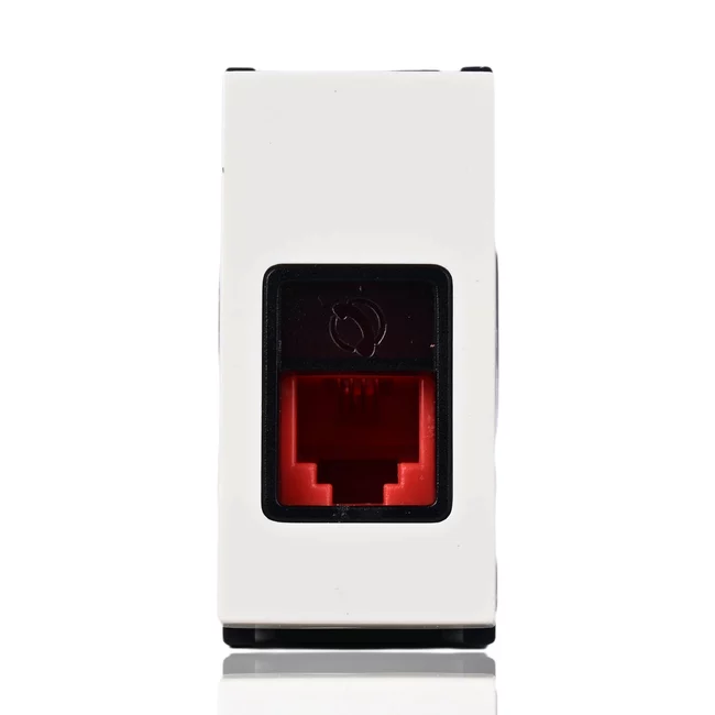 GOLDMEDAL 90 DEGREE TELEPHONE JACK  EDP SOCKET OUTLET RJ 45 (CAT 6e) 1M  90 DEGREE SERIES