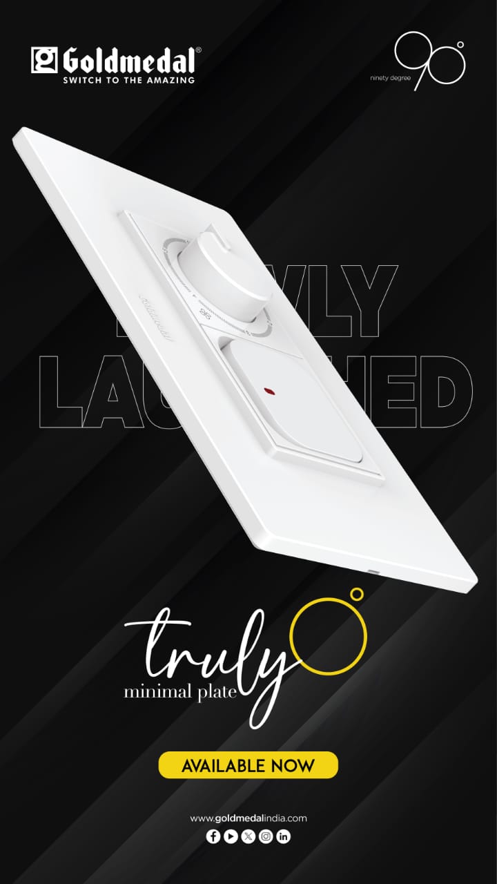 GOLDMEDAL 0 DEGREE 16M PLATE (8*2) TYPE  (265*158 mm ) WITH MOUNTING FRAME 90 DEGREE SERIES