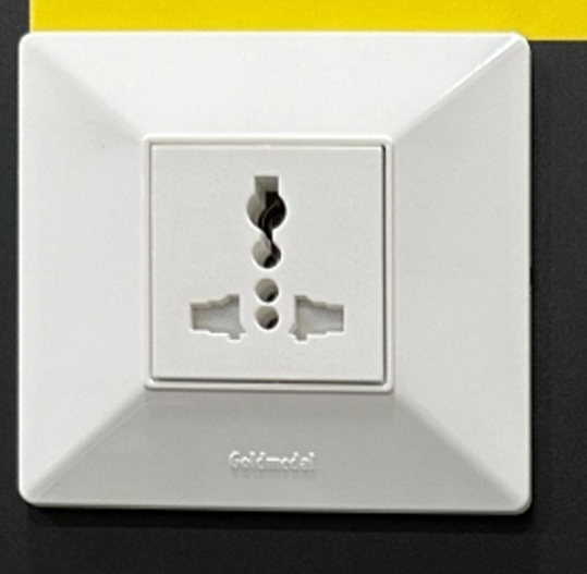 GOLDMEDAL 18 DEGREE 2M PLATE (98*90 mm ) WITH MOUNTING FRAME 90 DEGREE SERIES