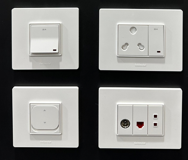 GOLDMEDAL 18 DEGREE 12M PLATE H&V 2*3*2 TYPE (220*158 mm ) WITH MOUNTING FRAME 90 DEGREE SERIES