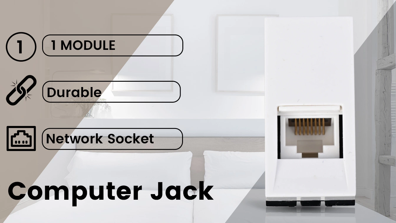HAVELLS FABIO SERIES COMPUTER JACK SOCKET